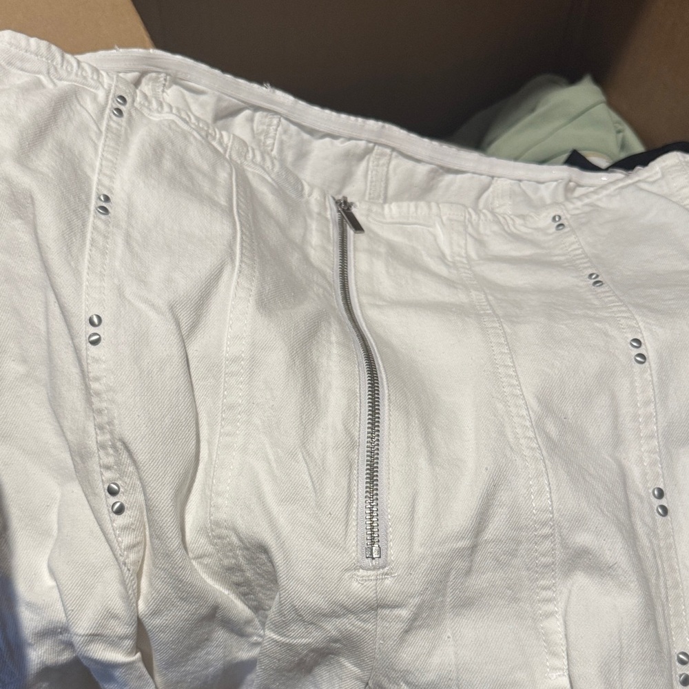 Size XL Wild Fable White Strapless Dress - Picture 4 of 5
